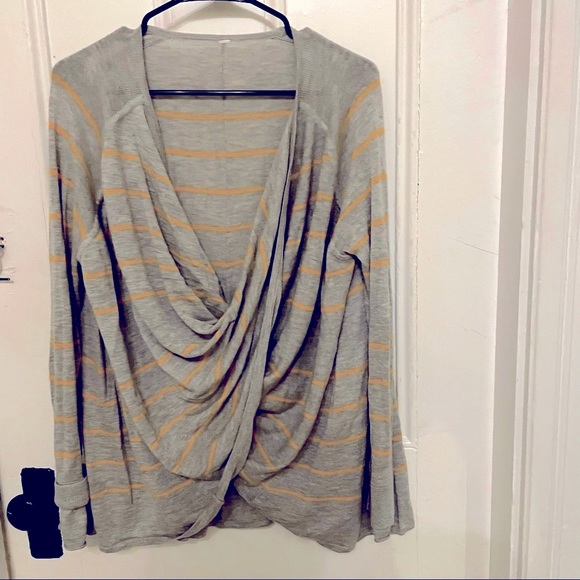 Lululemon twist and wrap grey and yellow can be worn multiple ways size 10 - Picture 2 of 7